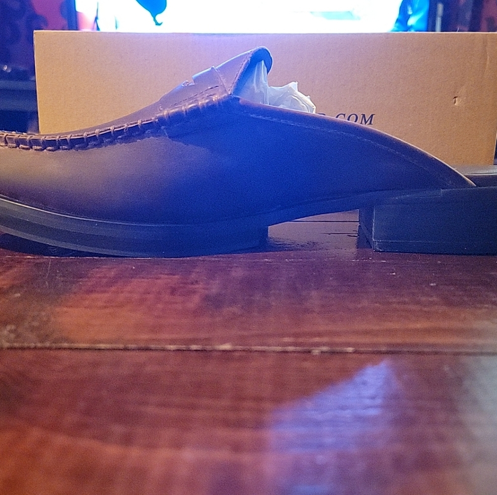 Matisse × Anthropologie "Tasha" Mule Loafers Vintage Bourbon Size 9 - Picture 4 of 6